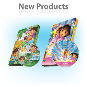 New Personalized DVDs: Dora and Spider-Man
